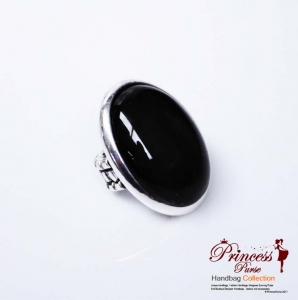 Big Face Colored Ruby Stretch Ring